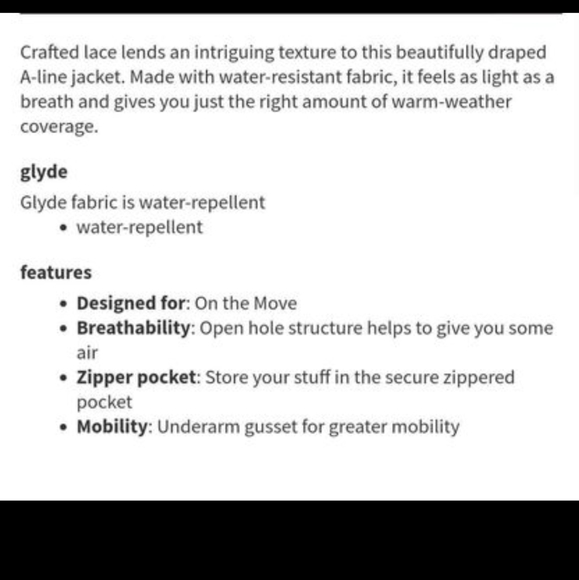 Lululemon Fabled Forest Jacket size 8 - Picture 4 of 4